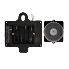 GUIDER Back Cover with 4 AA Battery Housing-Black with Magnet-White Connector