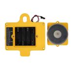 GUIDER Back Cover with 4 AA Battery Housing-Yellow with Magnet-Black Connector
