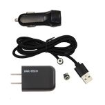 Magnetic Charger with Car and Wall Plug