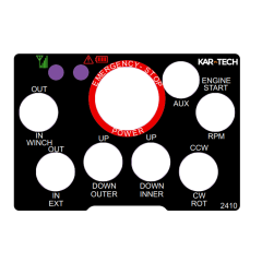 Articulated Crane Guider Transmitter Decal