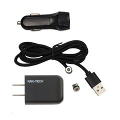 Magnetic Charger with Car and Wall Plug